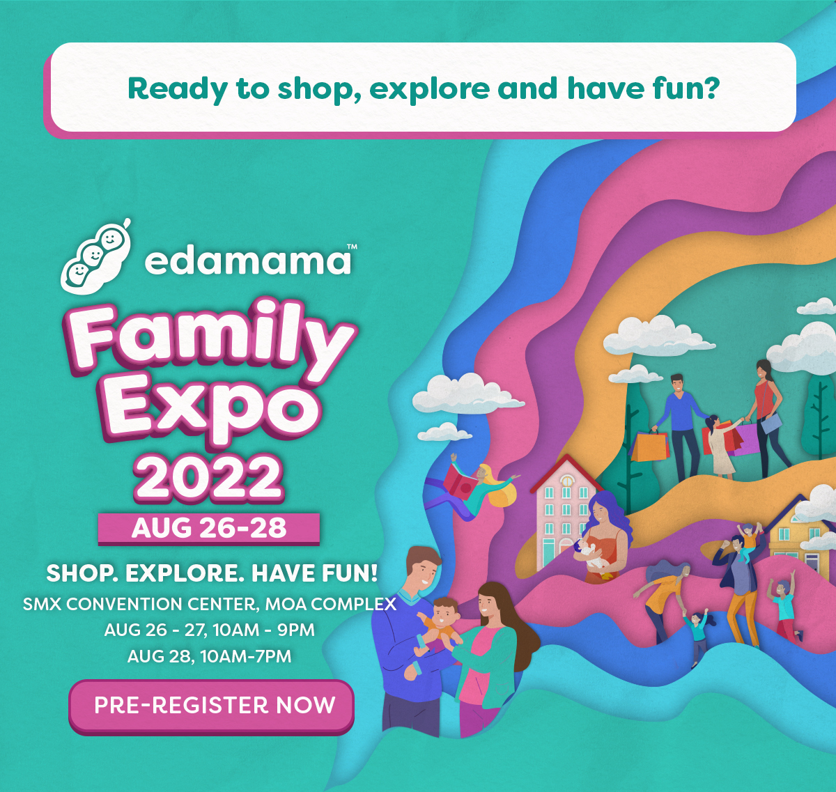 Get ready to Shop, Explore and Have Fun at the Family Expo 2022 🛍🥳